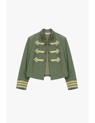 Veste de chemise courte avec boutons décoratifs S.V.P.