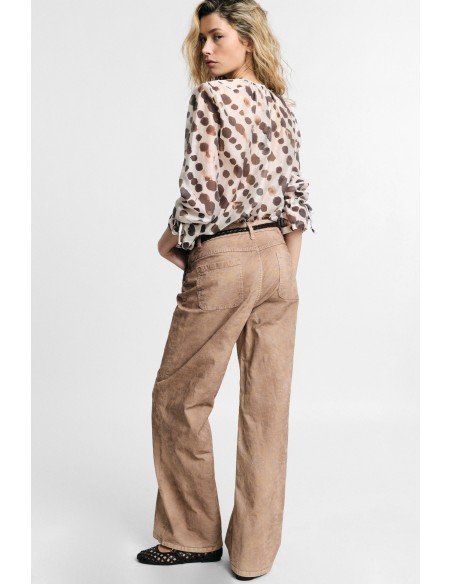 Regular Fit Palace Trousers Dyed Effect Please