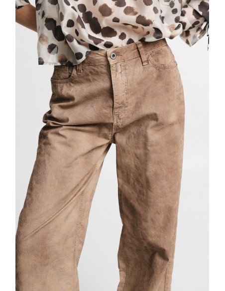 Regular Fit Palace Trousers Dyed Effect Please