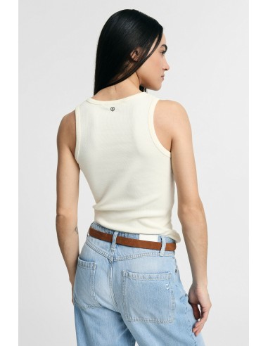 Sleeveless Crew Neck Top FitExc3\Xa0 Regular Please