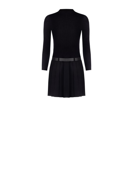 Robe courte à effet 2 pièces avec ceinture assortie en similicuir Rinascimento