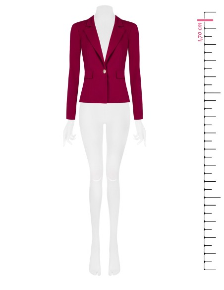 Rinascimento Crepe Scuba Blazer Jacket