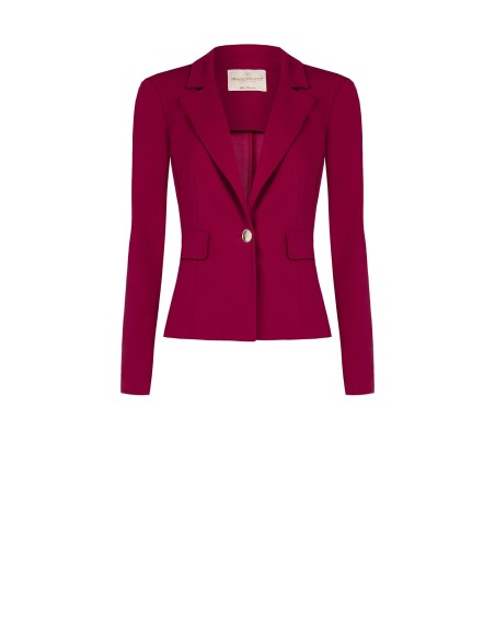 Rinascimento Crepe Scuba Blazer Jacket