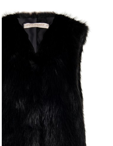 Long gilet en fourrure synthétique Rinascimento
