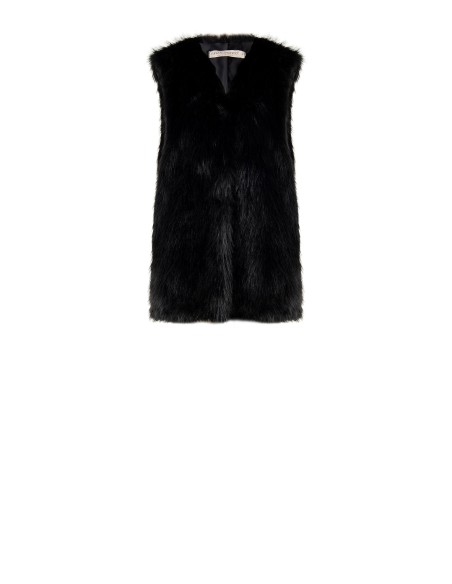 Long gilet en fourrure synthétique Rinascimento
