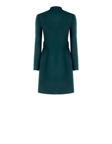 Manteau long plissé en laine Rinascimento