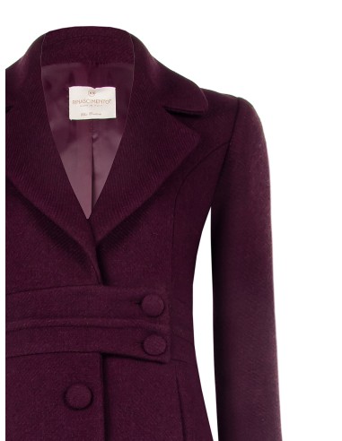 Rinascimento Manteau long plissé avec ceinture
