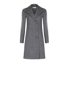 Rinascimento Manteau moyen plissé à double boutonnage