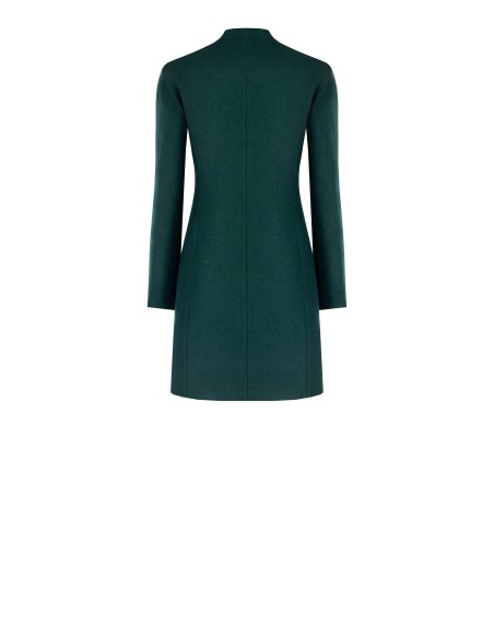 Manteau cintré mi-long à col montant Rinascimento