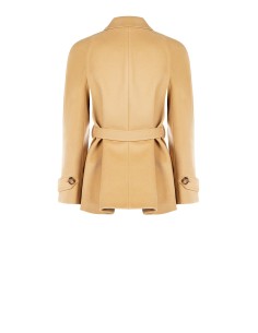 Manteau court en velours à double boutonnage avec ceinture assortie Rinascimento 2