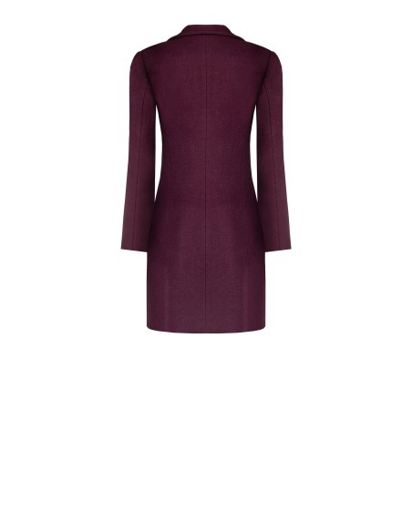 Manteau mi-long brossé avec boutons siglés Rinascimento