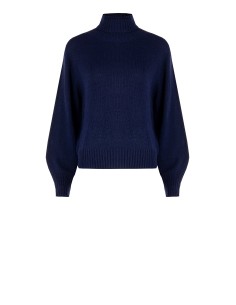 Pull à col roulé en laine vierge mélangée Rinascimento
