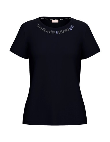 T-shirt met Liu Jo-logo bedrukt
