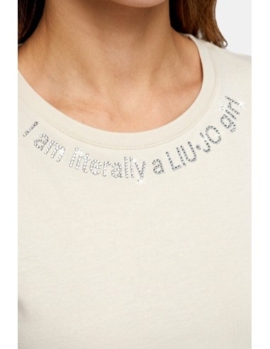 T-shirt met Liu Jo-logo bedrukt