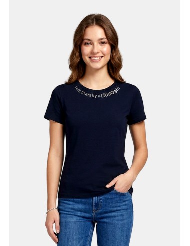 T-shirt met Liu Jo-logo bedrukt