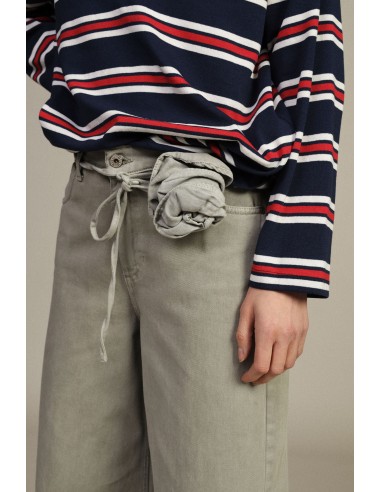 Jean flare avec ceinture Dixie