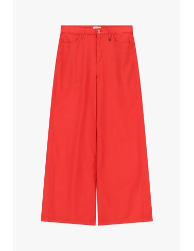 Pantalon palazzo taille haute à jambes larges Dixie