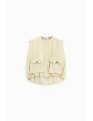 Gilet court avec poches plaquées frontales Dixie