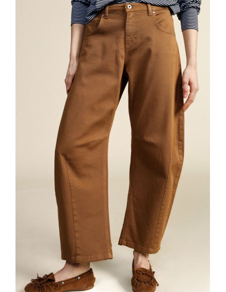 Pantalon Ampi cinq poches taille haute Dixie