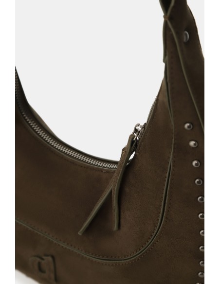 Dixie hobo-tas met metalen details