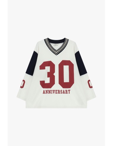 Sweat ample à col rond imprimé « 30e anniversaire » Dixie