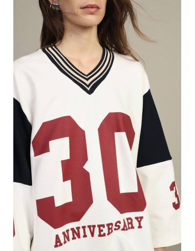 Sweat ample à col rond imprimé « 30e anniversaire » Dixie
