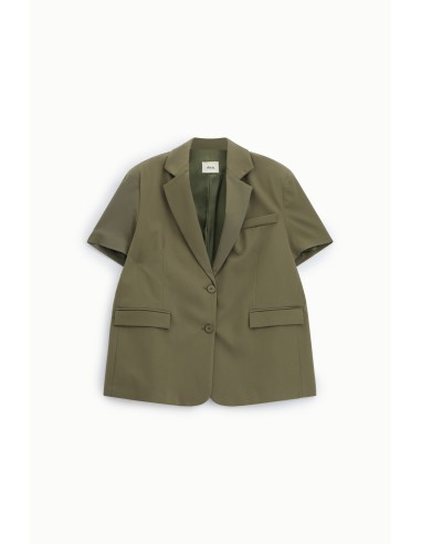Blazer à manches courtes avec poches passepoilées Dixie