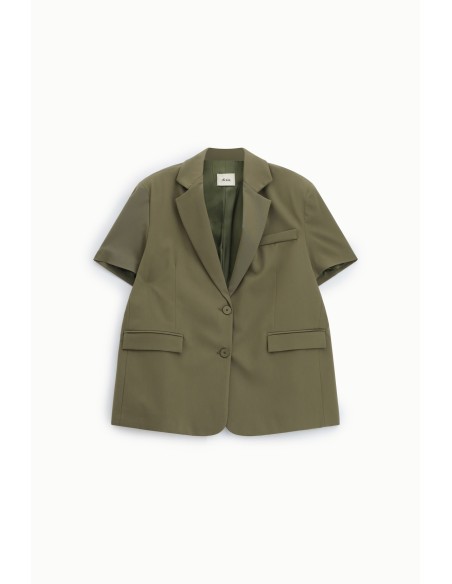 Blazer à manches courtes avec poches passepoilées Dixie