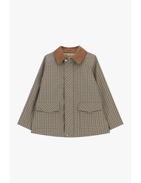 Veste-chemise à carreaux avec poches frontales Dixie