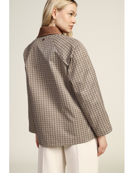 Veste-chemise à carreaux avec poches frontales Dixie