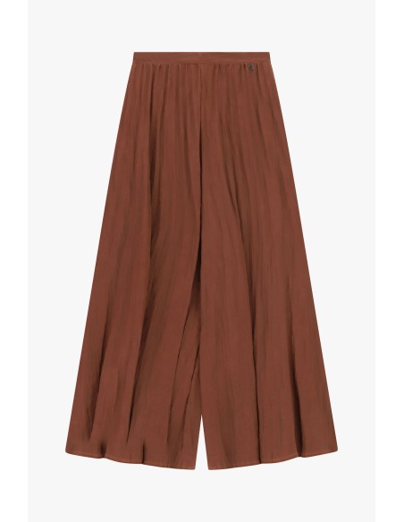 Pantalon palazzo plissé élégant Dixie