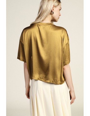 T-shirt boxy avec poche brodée Dixie