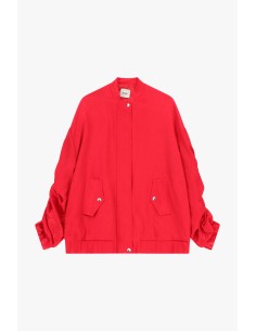 Oversized bomberjack met zakken en drukknoopsluiting Dixie 2