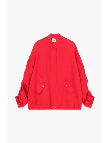 Oversized bomberjack met zakken en drukknoopsluiting Dixie