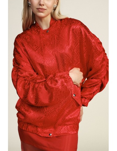 Bomber oversize avec poches et fermeture à boutons-pression Dixie