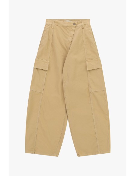 Pantalon palazzo cargo à poches taille haute Please