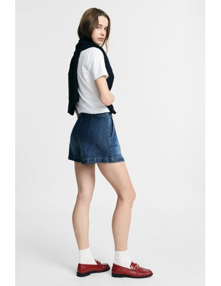 Short regular fit à pinces et poches frontales Please