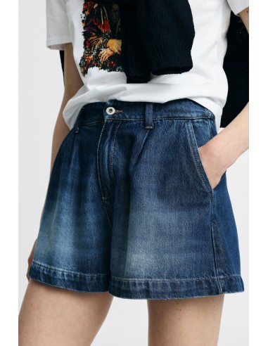 Short regular fit à pinces et poches frontales Please