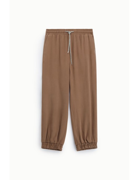 Joggingbroek met elastische taille en joggerboord, alstublieft