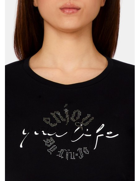 T-Shirt avec logo Liu Jo et impression