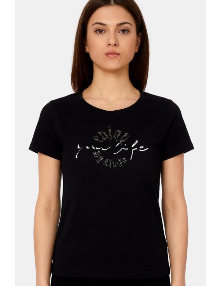 T-Shirt avec logo Liu Jo et impression