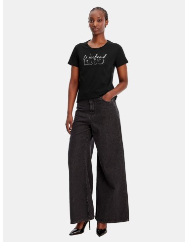 Liu Jo - T-shirt imprimé et orné de strass