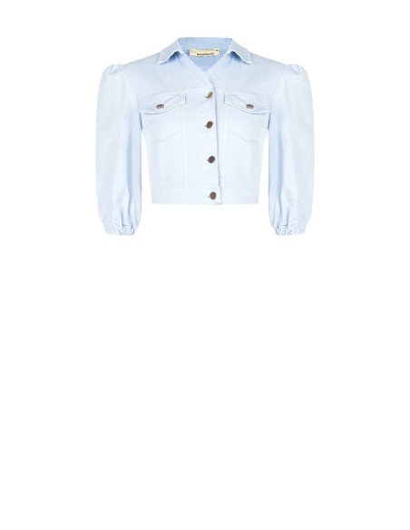 Cropped stretchjeansjack met zakjes Rinascimento
