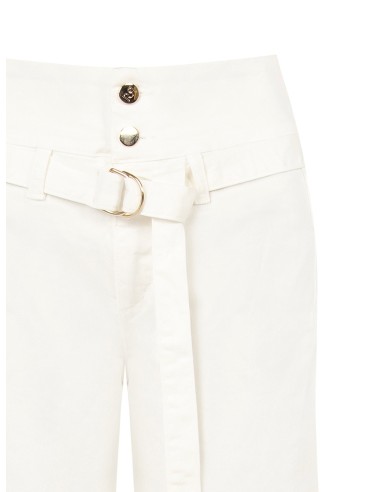 Jean wide leg extensible avec ceinture assortie Rinascimento