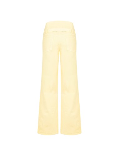 Wide leg-jeans met stretch en bijpassende riem Rinascimento