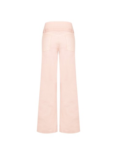 Jean wide leg extensible avec ceinture assortie Rinascimento