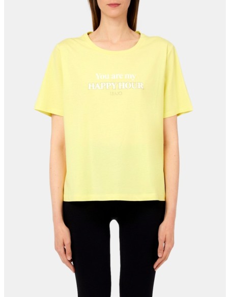 T-Shirt avec logo Liu Jo et impression