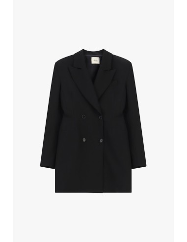 Robe courte à double boutonnage avec col Dixie classique
