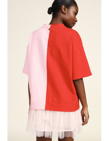 Robe courte avec tulle et imprimé coloré Dixie