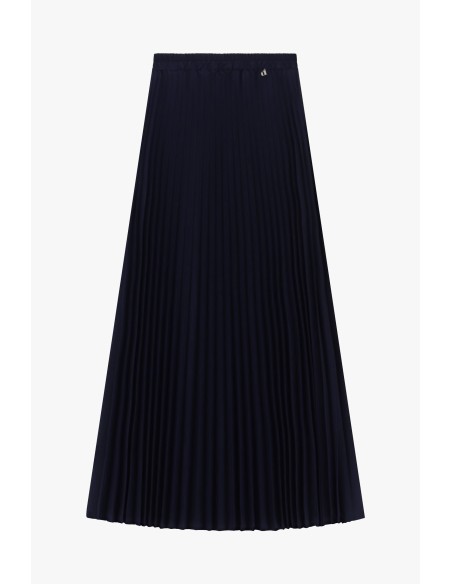 Geplooide midi-rok met elastische taille Dixie